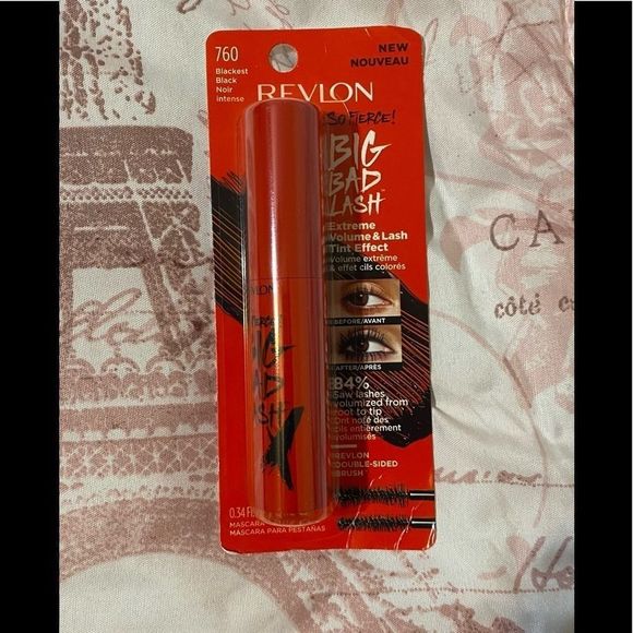 Revlon Other - Revlon Mascara So Fierce! Big Bad Lash 760- Blackest Black 0.34 oz Makeup New